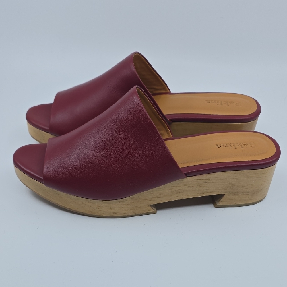 Beklina “Tétouan Clog” Sandals- Color: Ox Blood- Size: 11.5- Condition: NIB